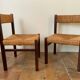 Pair of Mid-Century wicker chairs
