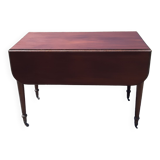 Mahogany shutter table, flaps and 1 drawer