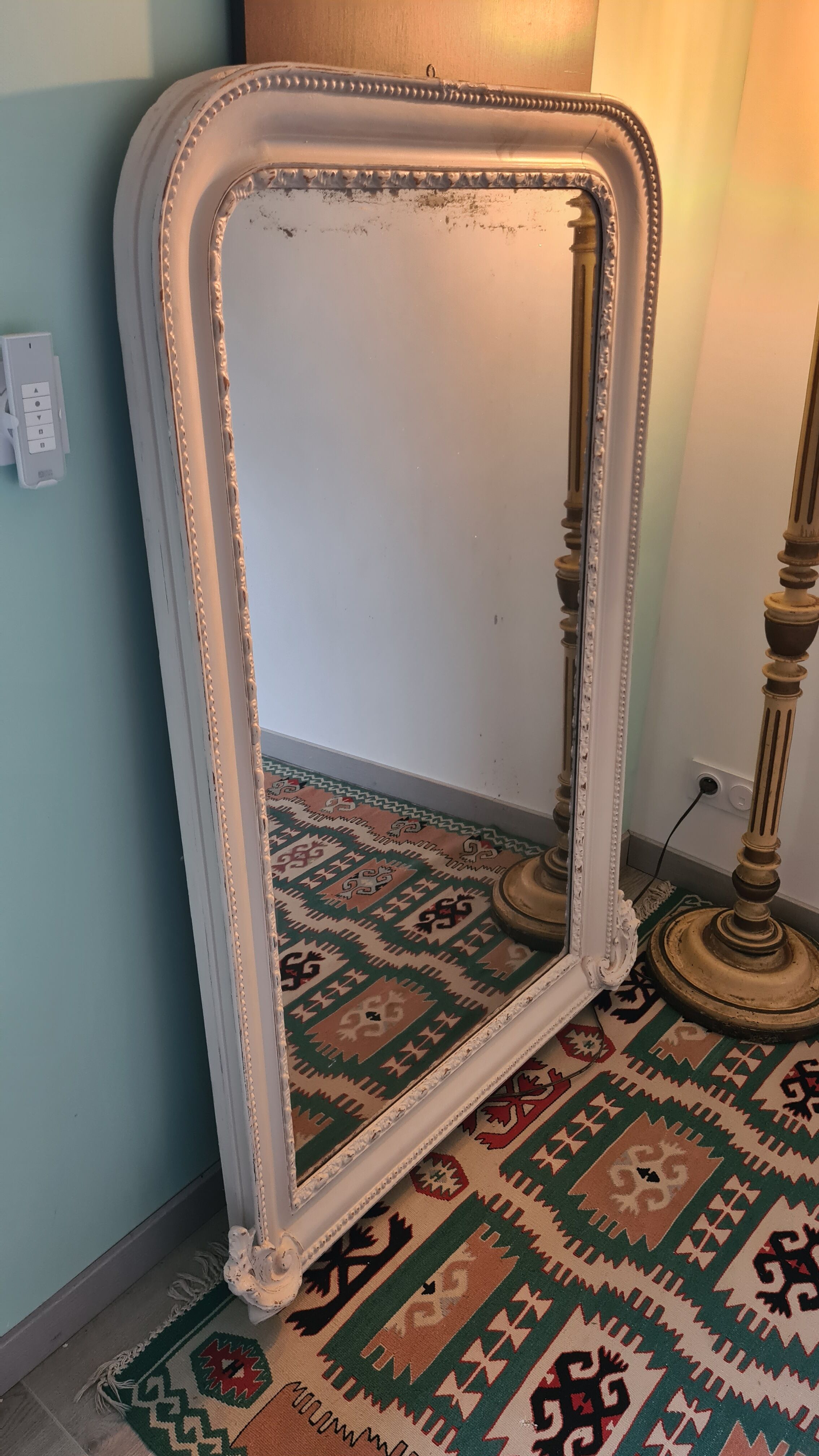 Mirror Louis Philippe shabby chic 142 x 97 cm