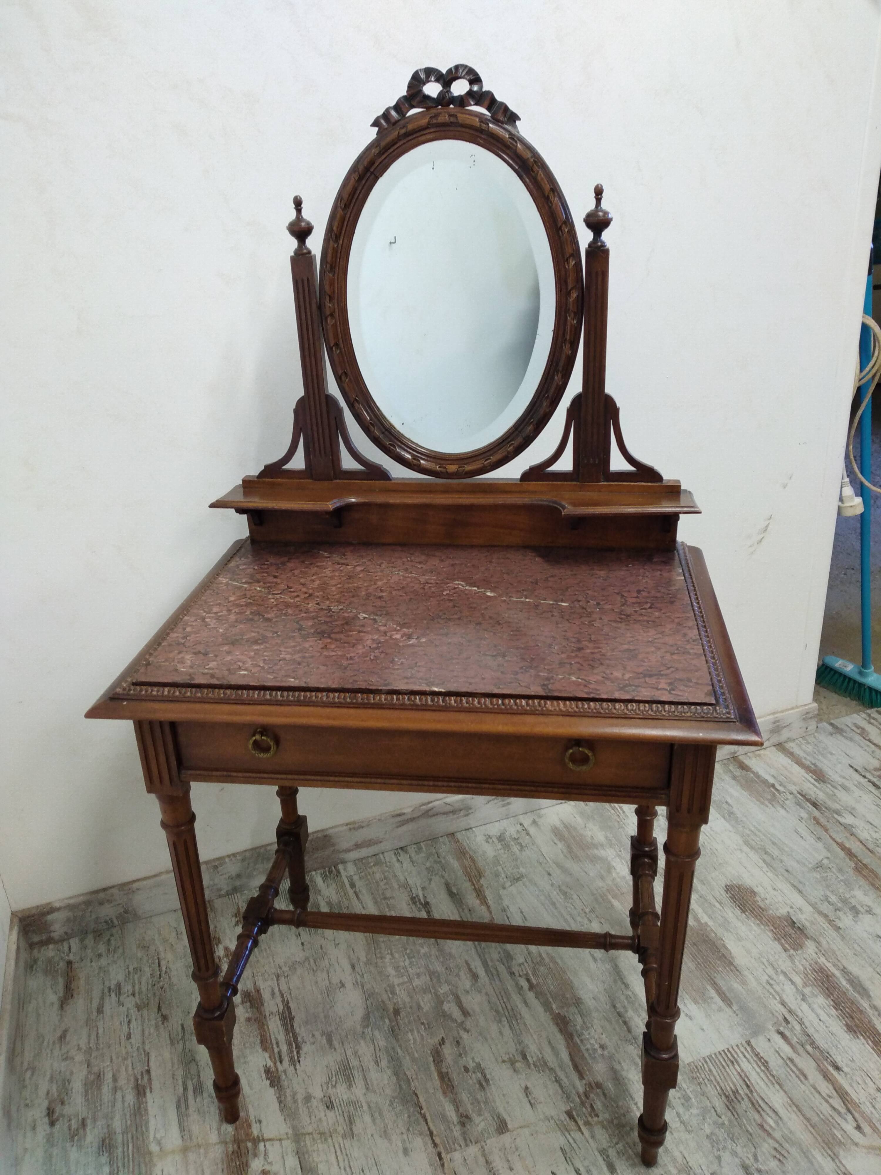Old Louis XVI style dressing table