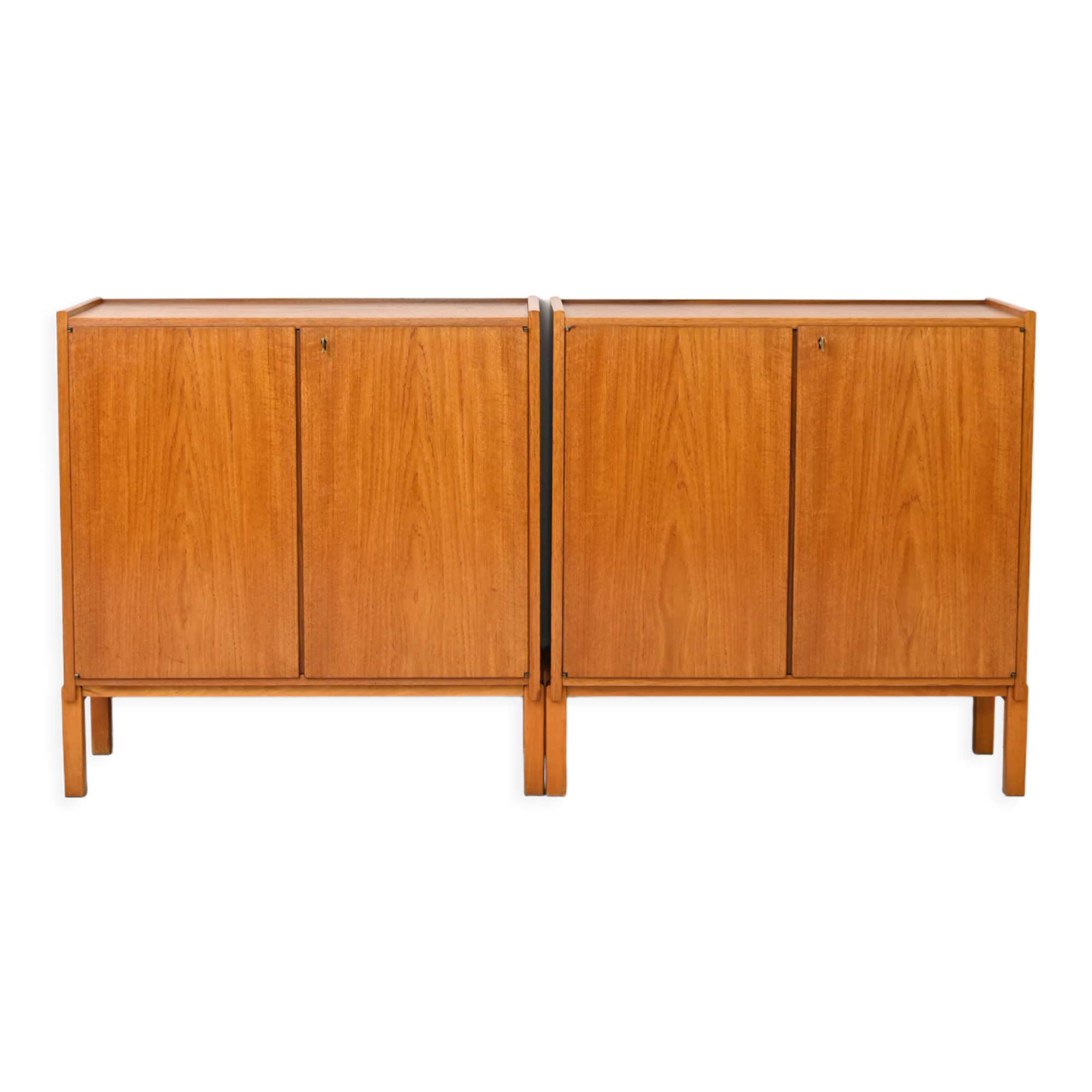 Pair of Scandinavian teak furniture