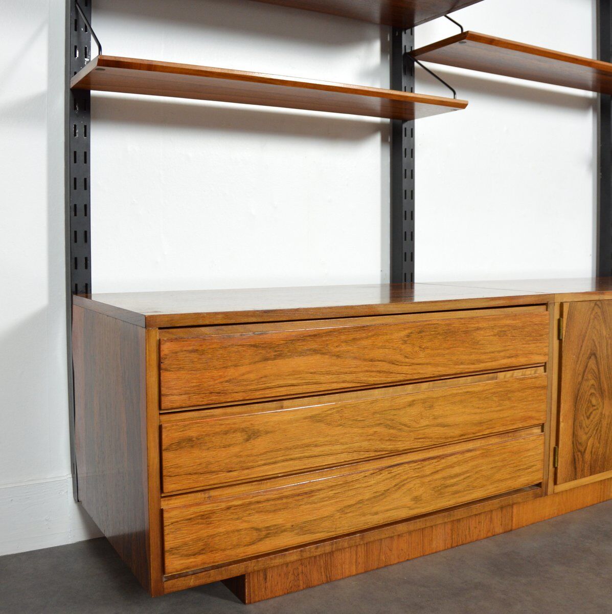 Palisandre modular bookcase 1960