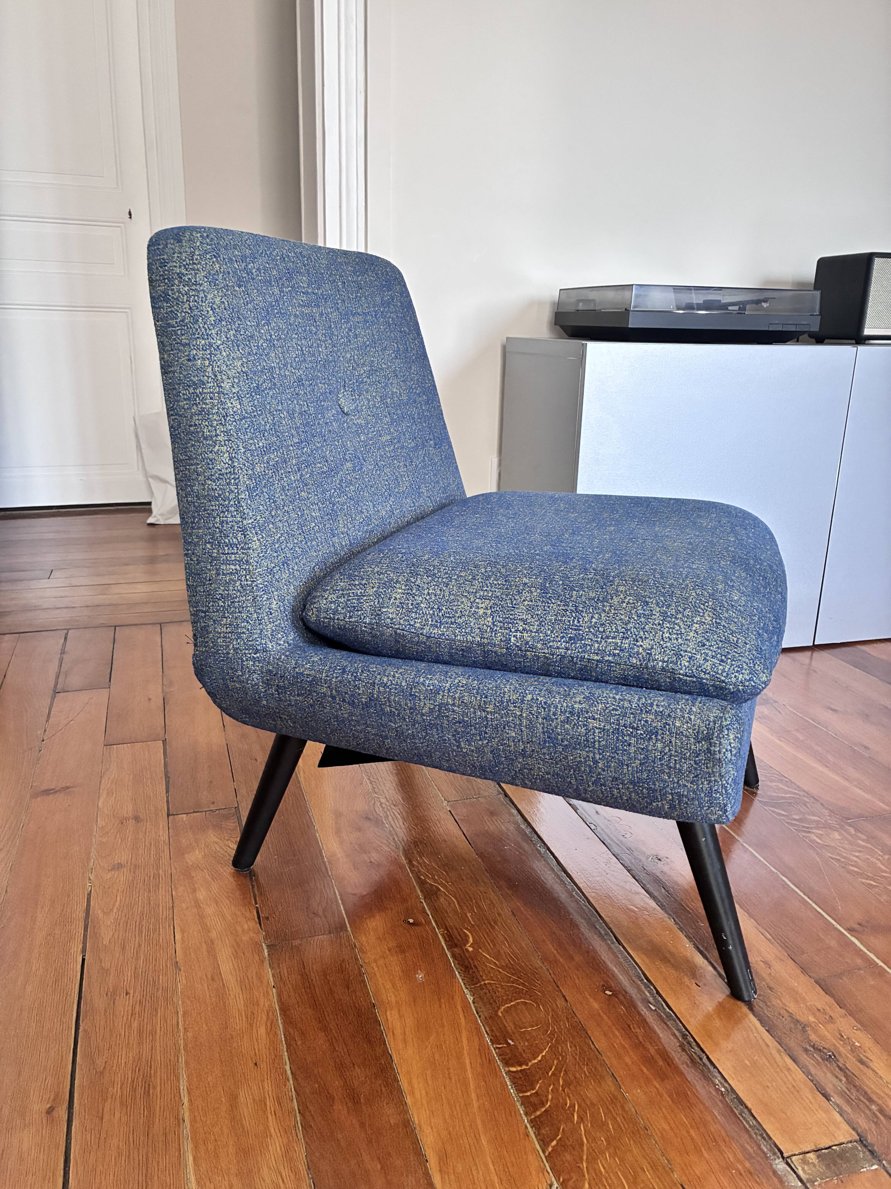 Chauffeuse bleue
