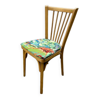 Reupholstered baumann chair