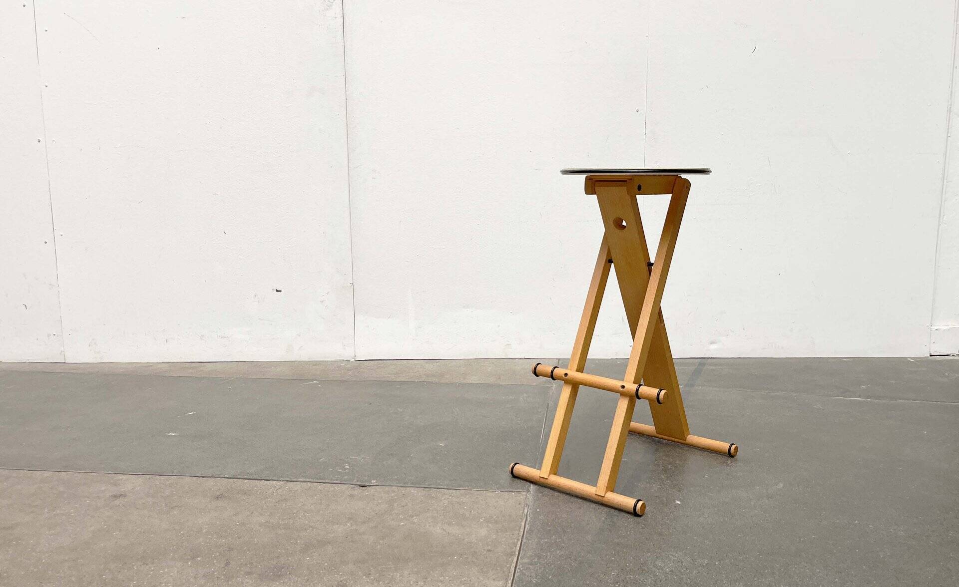 Postmodern Italian folding stool by Enolinea, 1980s.