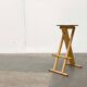 Tabouret pliant italien postmoderne de Enolinea, années 1980