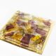Brass and murano glass flush mount light by La Murrina Italy