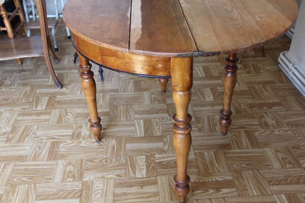 Table demi-lune Louis-Philippe