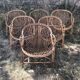 Vintage 1960s bamboo rattan chairs