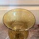 Old Vase Candle Holder Chandelier Blown Glass Bubbled Green BIOT