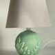 Plaster lamp by Sampa Helios, France 1990s