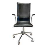 Leather office chair "bent krogh"