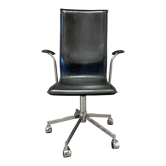 Leather office chair "bent krogh"