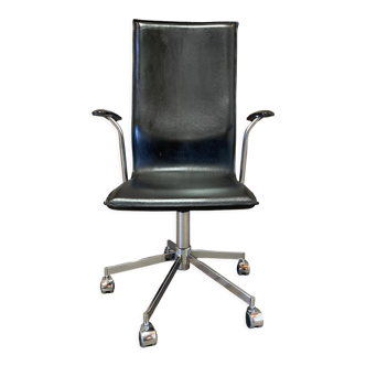 Leather office chair "bent krogh"