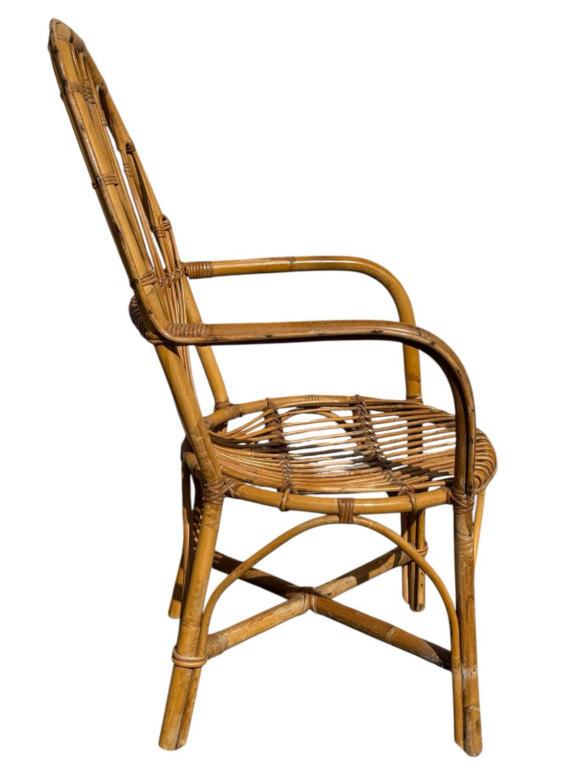 3 Rattan Armchairs from the 70s