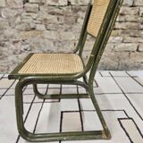 Breuer style bamboo cane chair 1980"