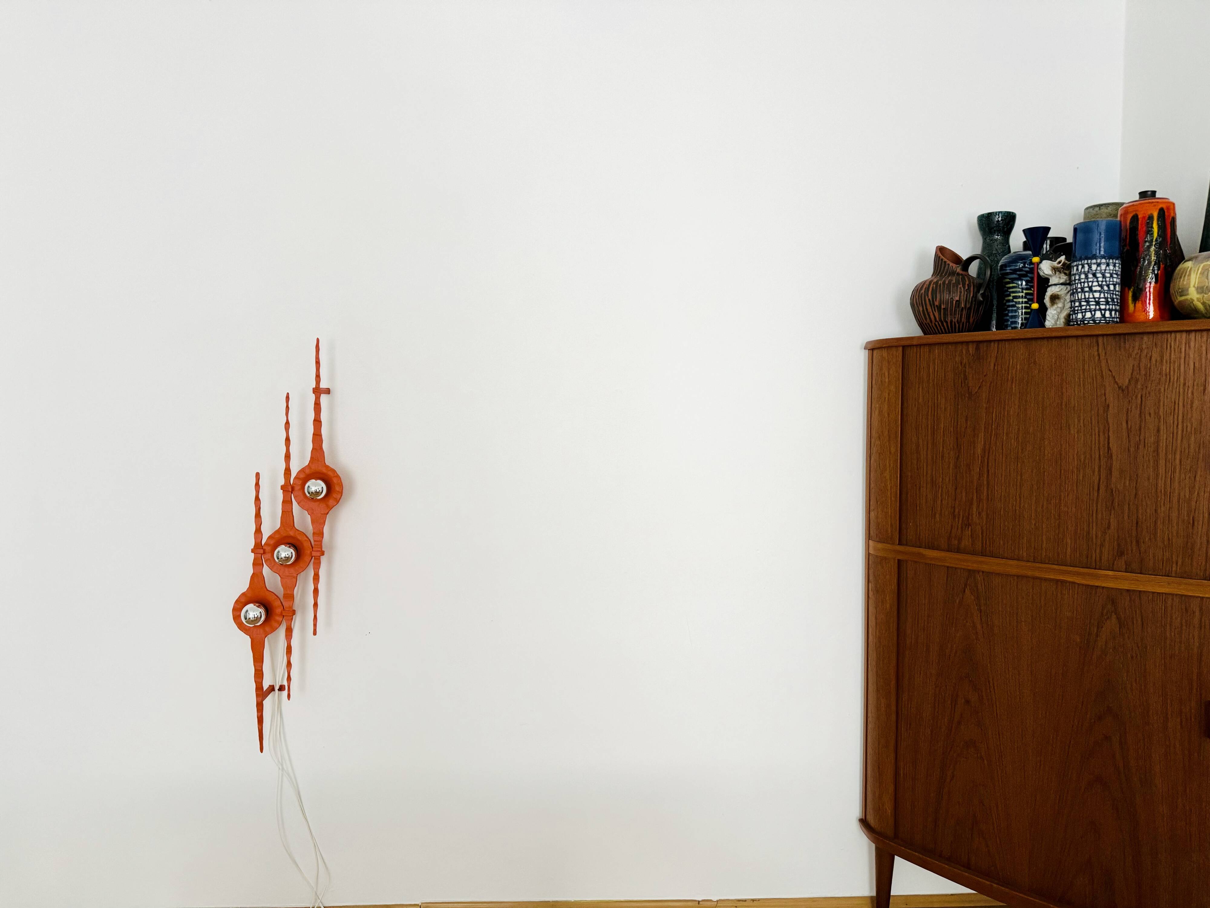 XL Brutalist Wall Lamp or Iron Sculpture