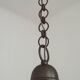 Five-light Flemish chandelier in silver-plated metal 5181