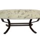 Table basse vintage en bois et marbre Design minimaliste Suède années 70