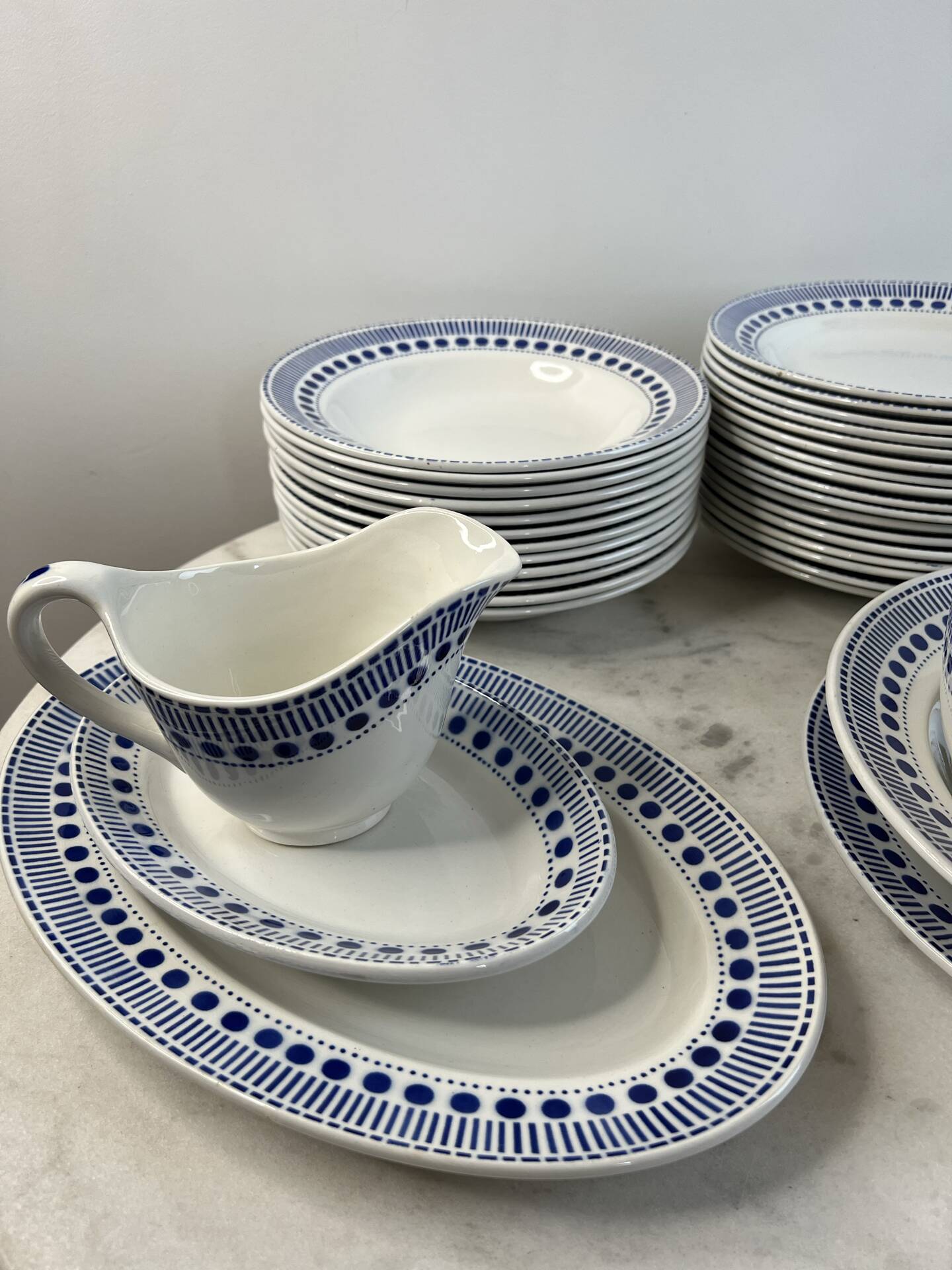 Service de table Sarreguemines collection Béatrice, 33 pièces