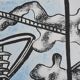 Fernand leger : les constructeurs (bleu), lithographie signée