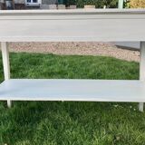Ivory white console