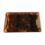 Guzzini imitation tortoiseshell tray 1970