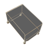 1960s Acrylic Side Table