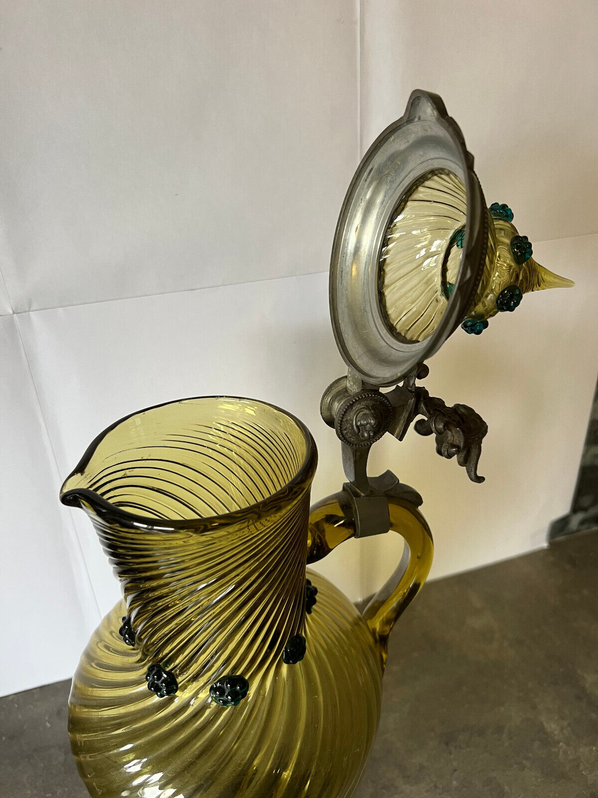 Napoleon III era Murano glass pourer circa 1880