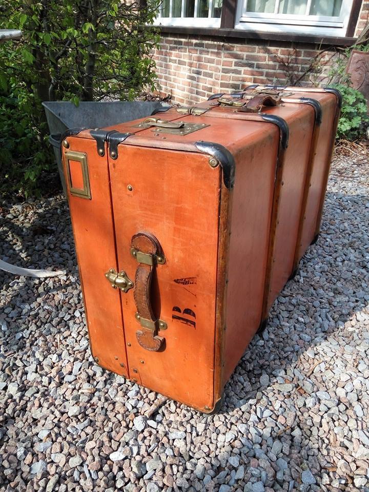 Old wooden trunk