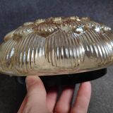 Vintage amber ceiling light in scale style
