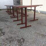 Bistro lot 9 tables and 16 chairs mahieu Jule bry