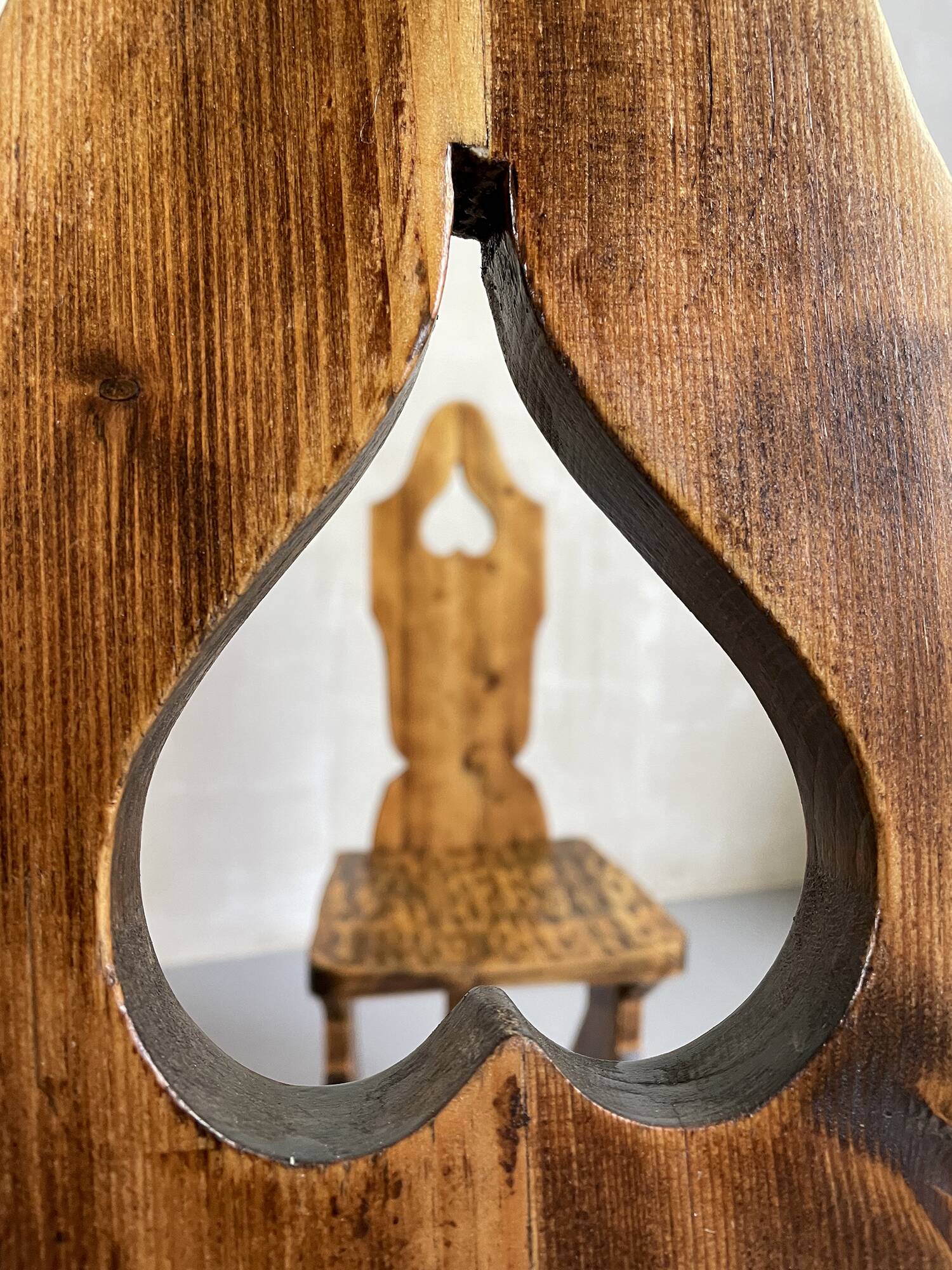 Set of 6 Savoyard chairs, 1950