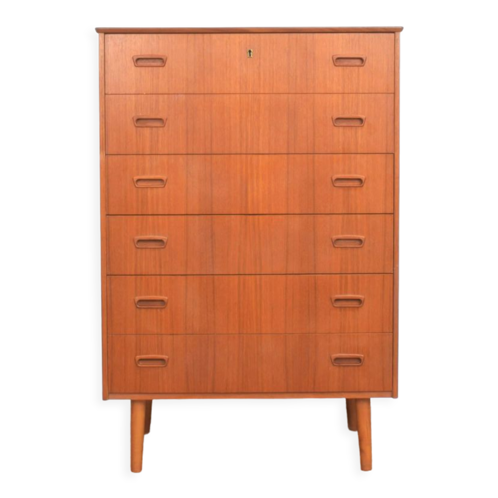 Mid-century danish teak chest of drawers, 1960