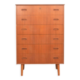 Mid-century danish teak chest of drawers, 1960