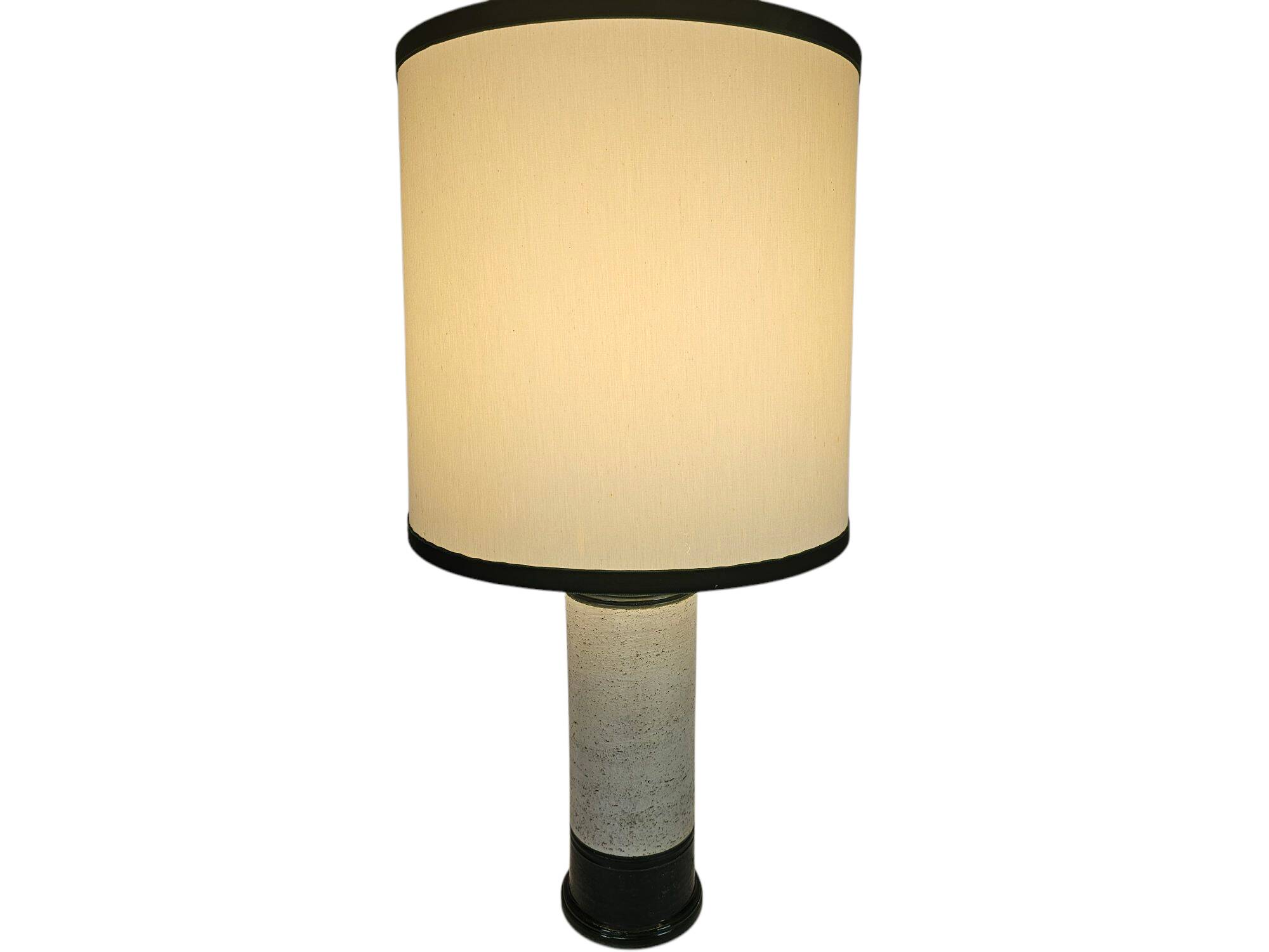 Bitossi voor Bergboms & Co - Aldo Londi - tafellamp - groen/wit - keramiek - 60's