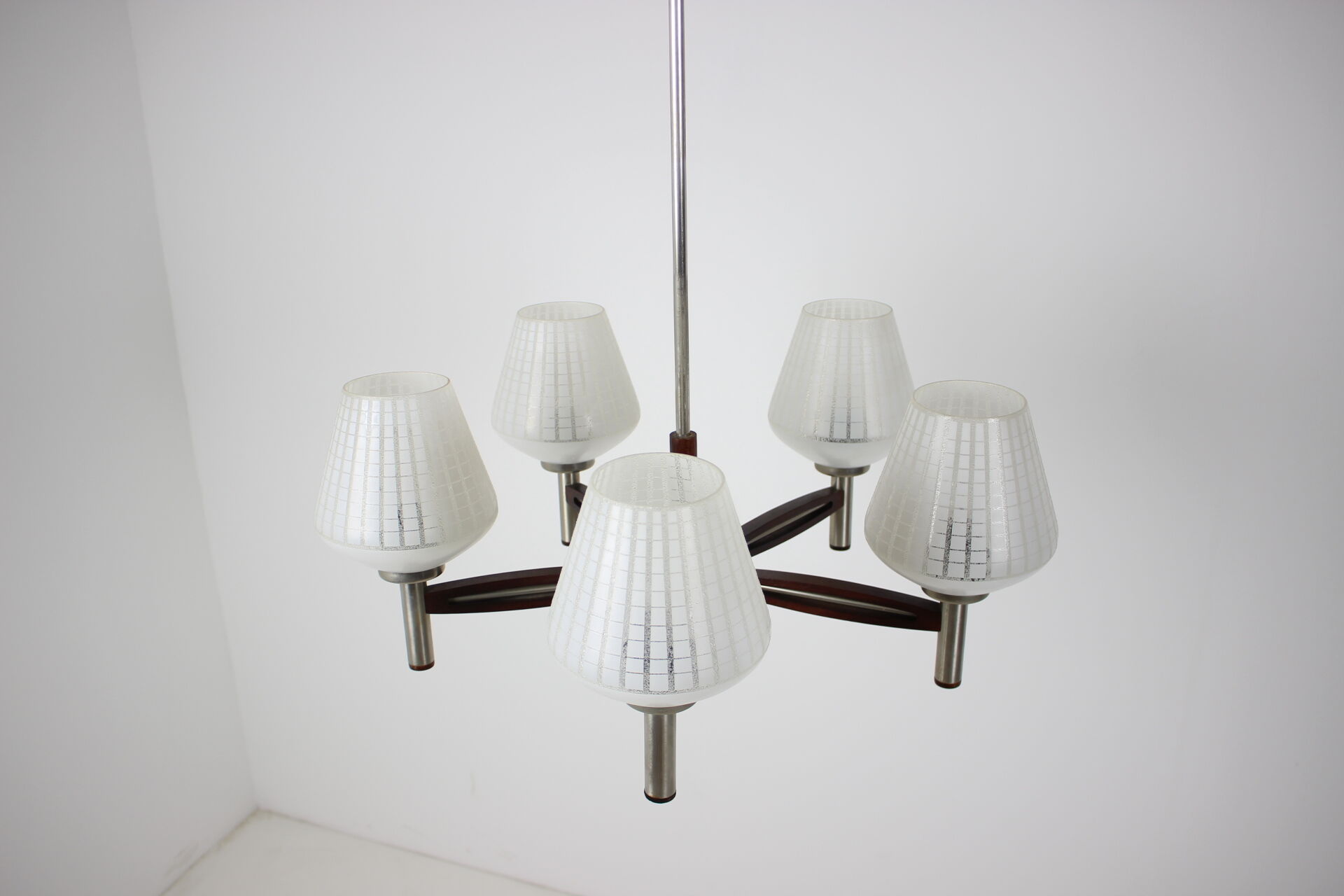 Mid-century big German chandelier, 1970's.