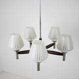 Mid-century big German chandelier, 1970's.