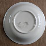 5 deep plates Sarreguemines