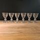 Harcourt service white wine glasses Baccarat