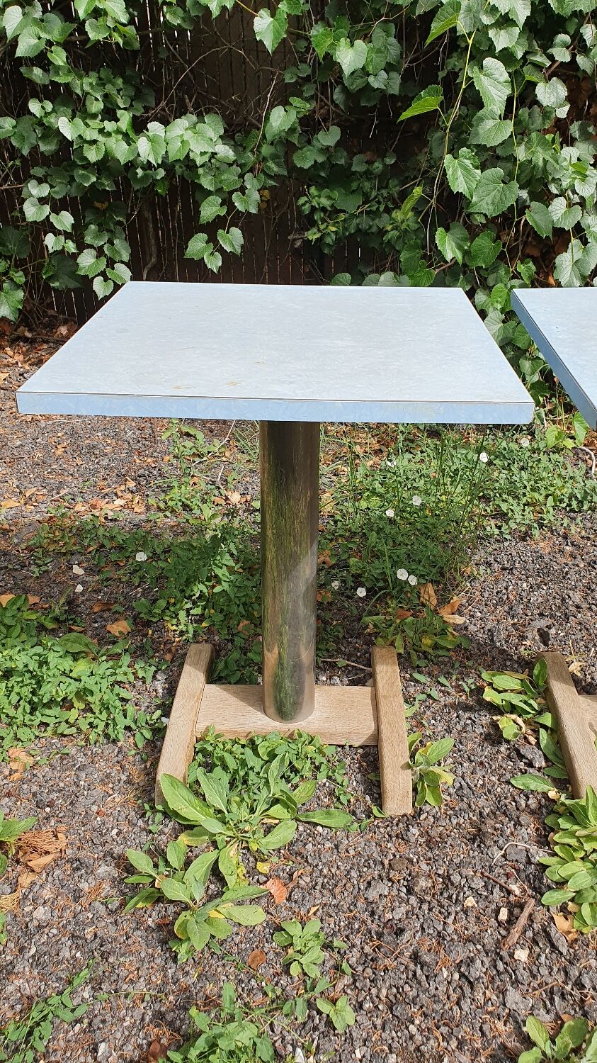 Pair of bistro tables