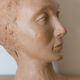 Buste de femme en terre cuite