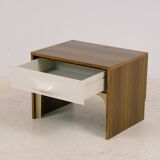 DF 2000 Bedside Table with Drawer by Raymond Loewy 1970's