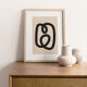 Original collage on dated and signed paper, abstract illustration
