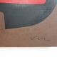 Painting (painted wooden panel without fixing). Free forms, 70s