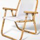 Vintage Folding Chairs in Bamboo and Fabric by Vivai Del Sud, 1970, Set of 12