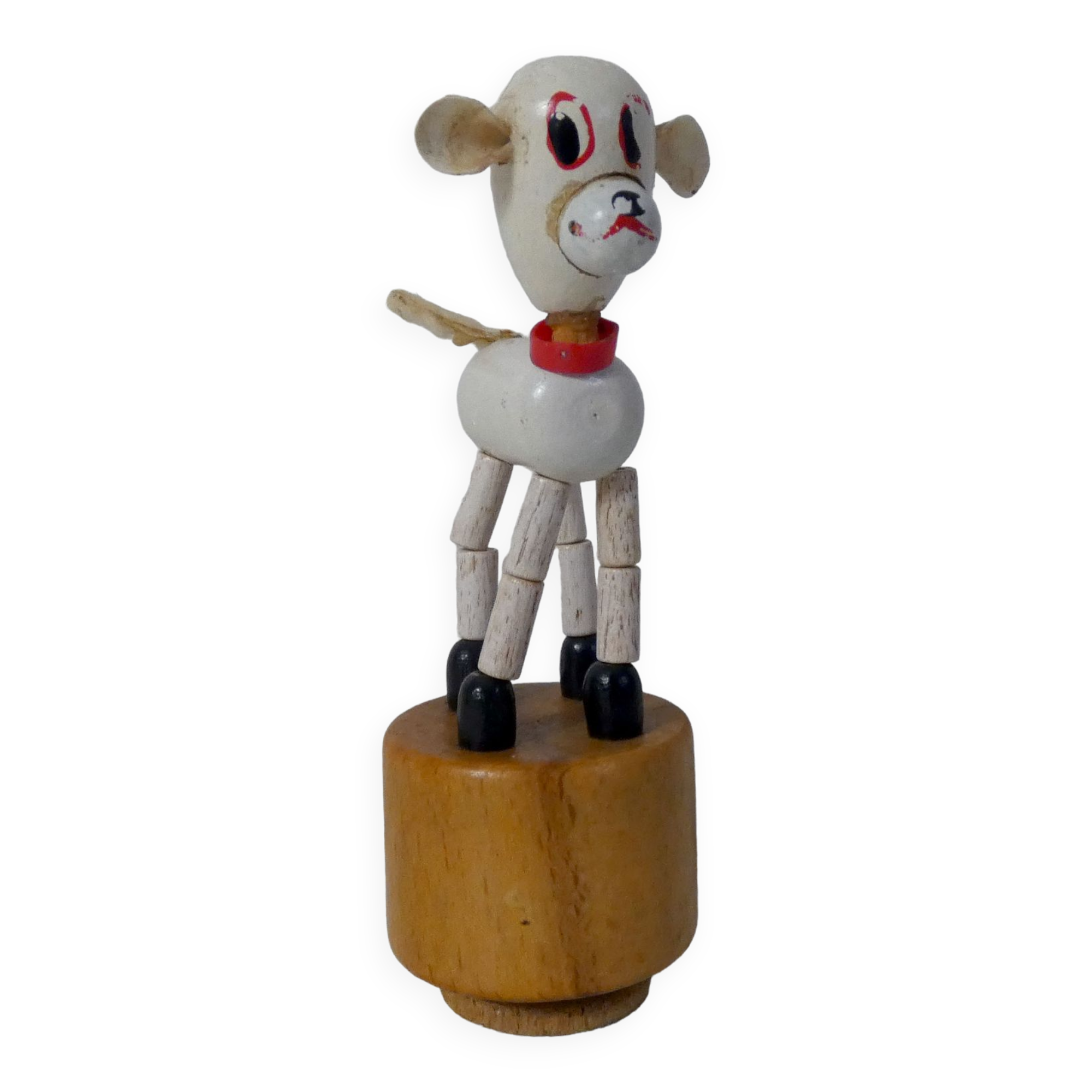 Ancien Jouet Animé En Tôle Wakouwa – Avion, France 1930, Mécanique, état D'occasion