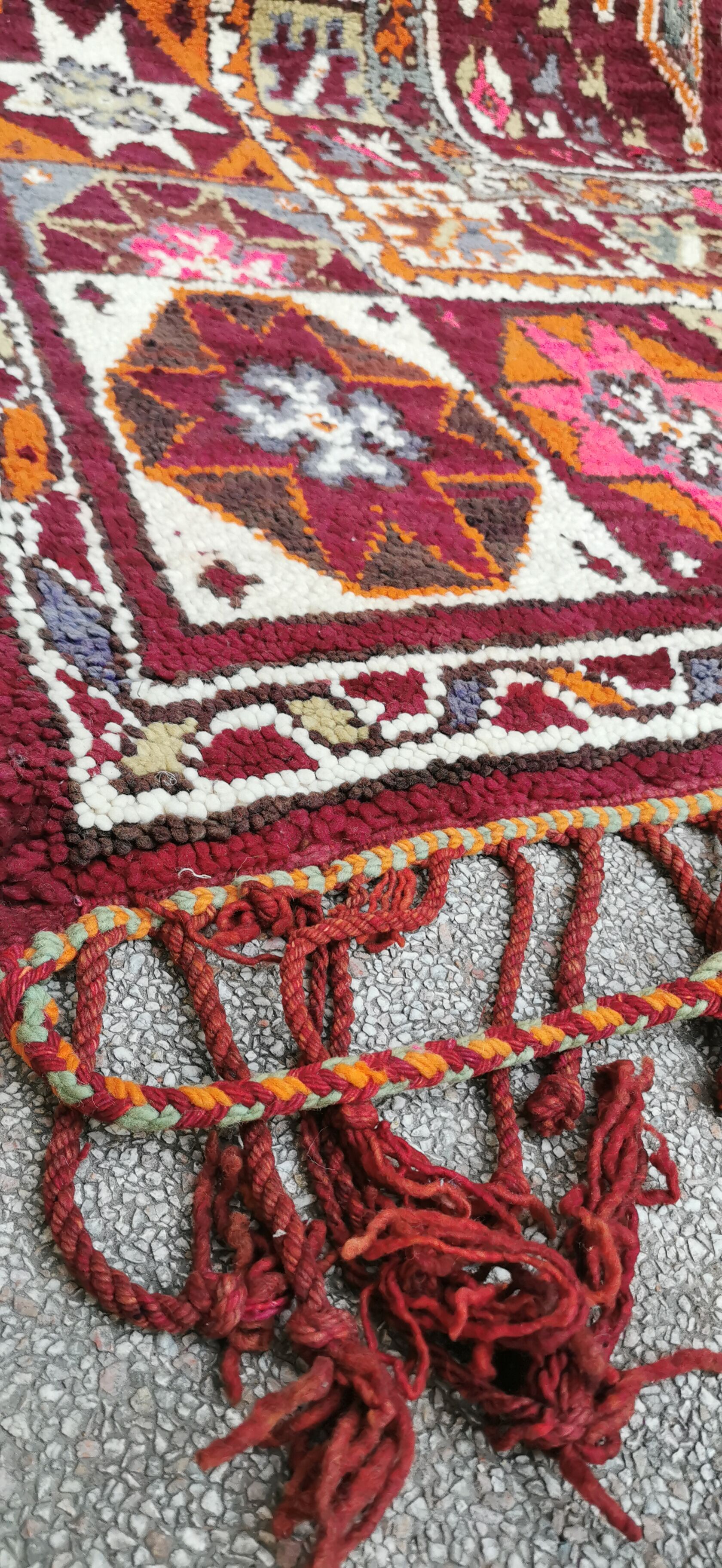 Berber carpet boujaad vintage 215/360 cm