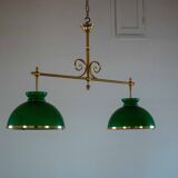 Opaline billiard chandelier