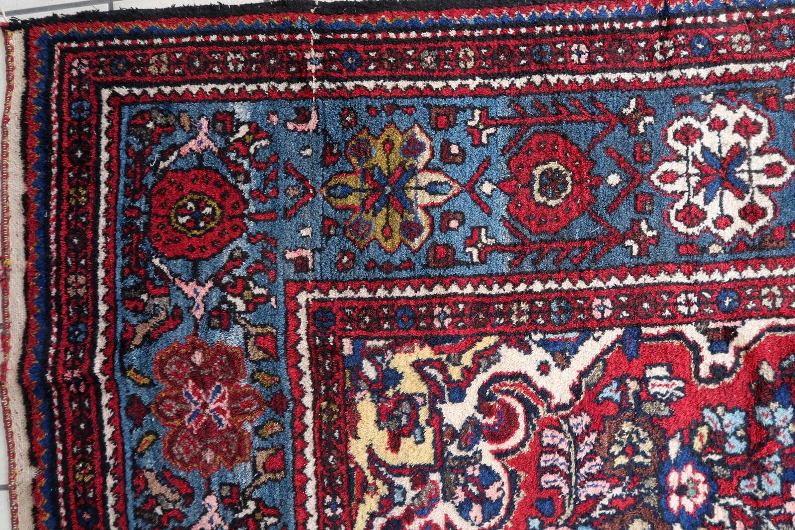 Tapis persan Malayer fait main, années 1960
